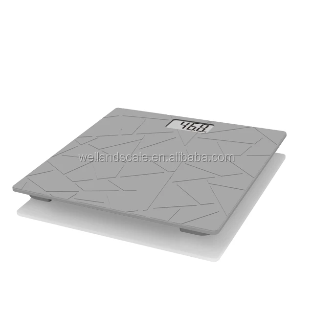 Removable anti-slip silicone feet Bathroom scale electronic weight scale