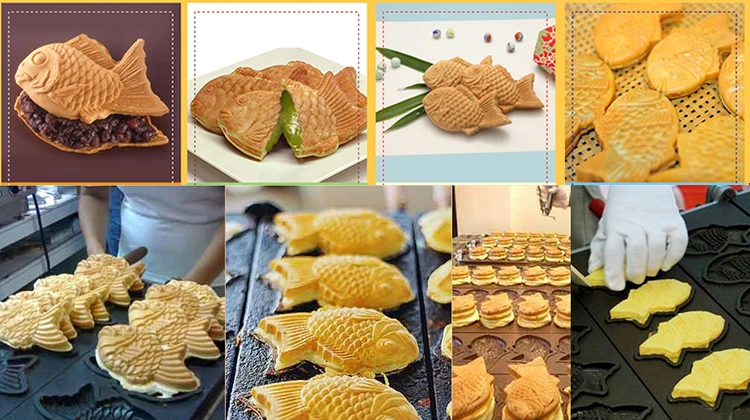 Hot Sale Products Commercial Electric Korea Magikarp Taiyaki Maker Fish Bread Maker for Desserts Shop