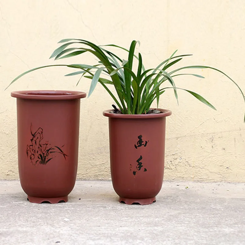 Chinese style flower pot Multiple color size plant pot
