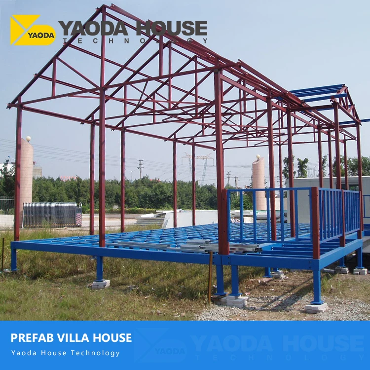 Dubai fences modern prefab light steel construction villas 3 bedroom house plans villa architectural design