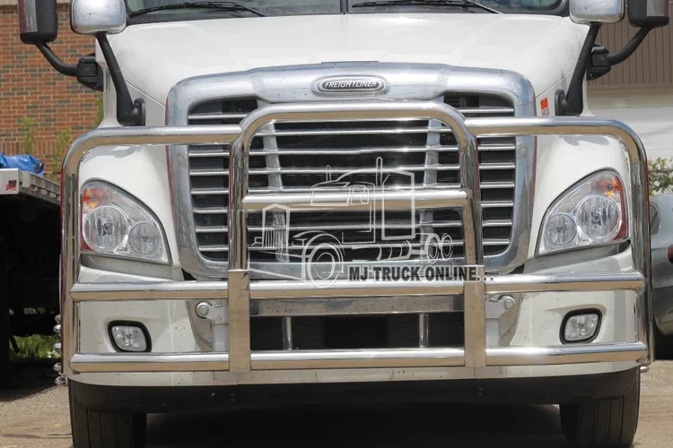 
Affordable Big Truck Bumper Grill Guard Bull Bar Front Bumper Deer Guard for Peterbilt 386 American Truck Aftermarket Parts 