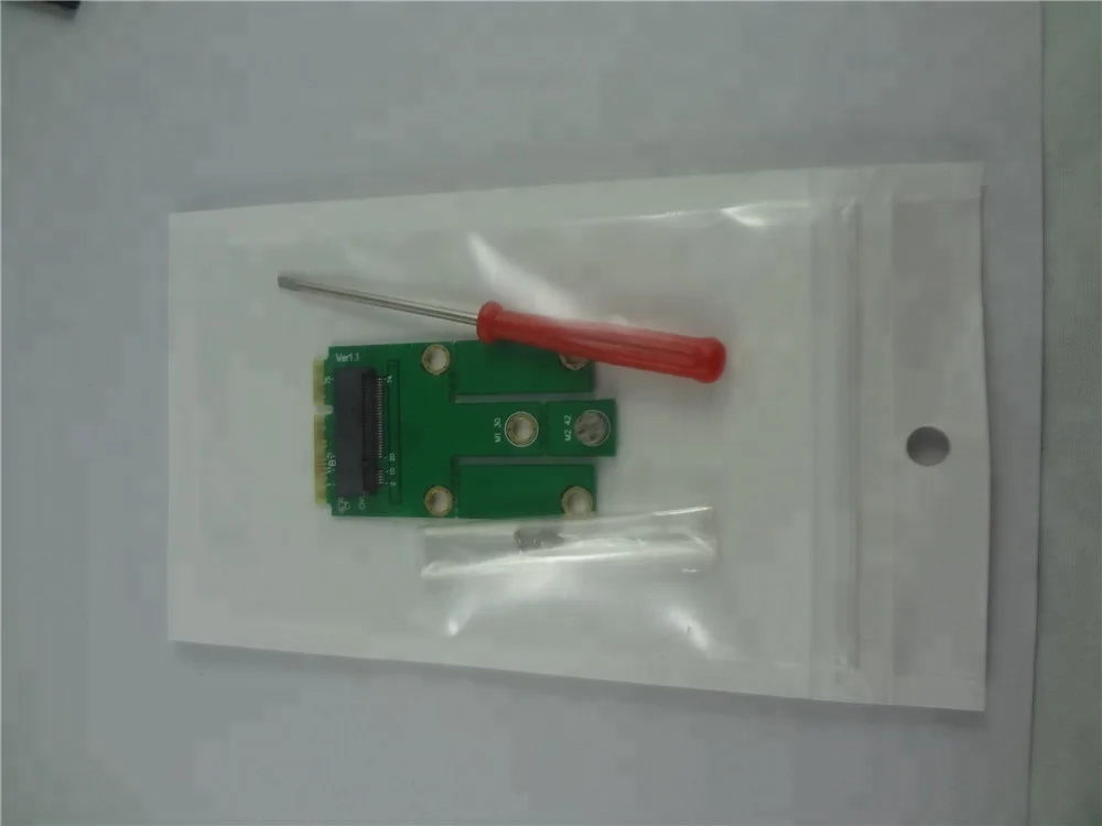 
For Wifi/Wlan + Bluetooth card sminiPCI express to M.2 (NGFF) (USB) Adapter 
