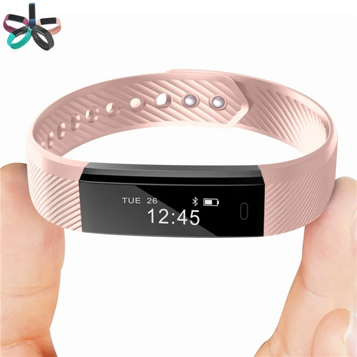 ID115 Smart Bracelet Fitness Tracker Pedometer Activity Monitor Smart Band