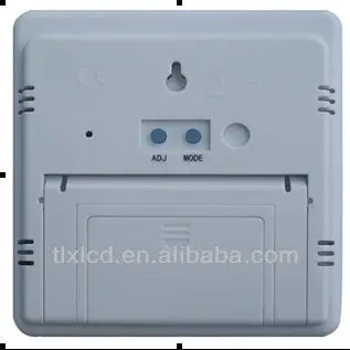 Digital indicator & humidity temperature time display  wire electronic thermometer