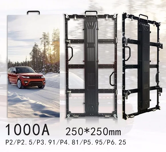 Popular hot-sale p2.976 p3.91 p4.81mm indoor 500*500mm 500*1000mm die-case cabinet stage background video led display