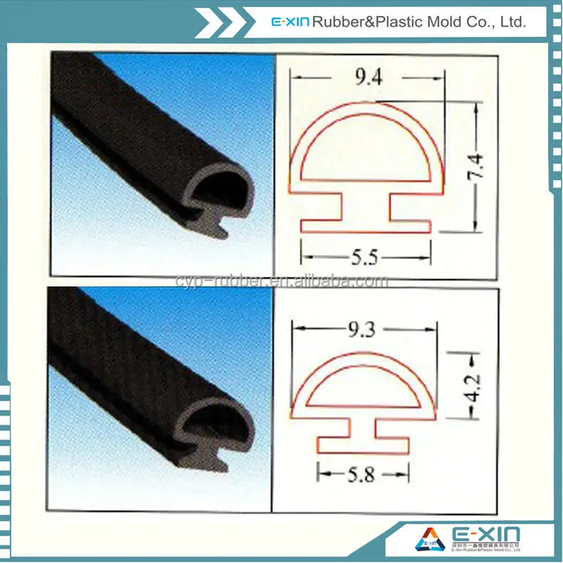 Rubber gasket for Aluminium composite panel /car door rubber strip/EPDM PVC Silicone rubber sealing strip