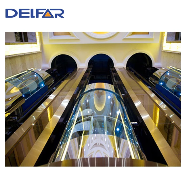 Fashion high quality observation elevator, panoramic lift, round glass elevator