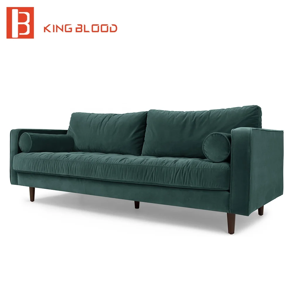 wholesale lounge arabic round cotton velvet sofa couch furniture