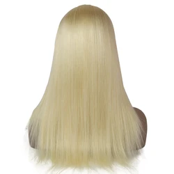 brazilian virgin hair straight blonde wig, 1b 613 full lace wig human hair dubai wig