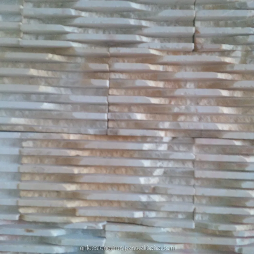 Вьетнам белый мрамор Сплит вручную для стены