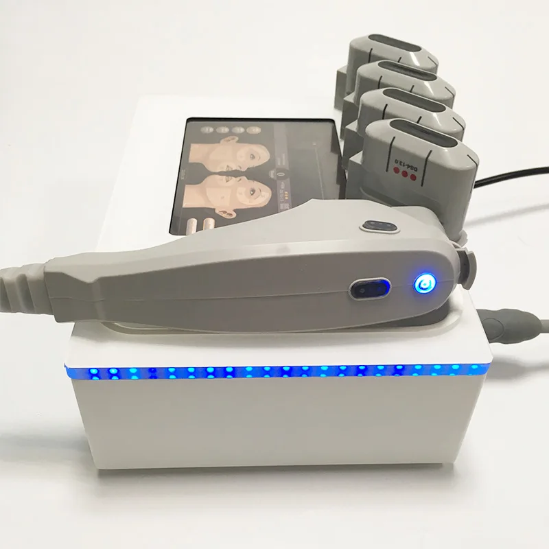 HOT!!cheap price portable SMAS skin tightening mini hifu anti aging ultrasound device with 5 cartridges Yting machine