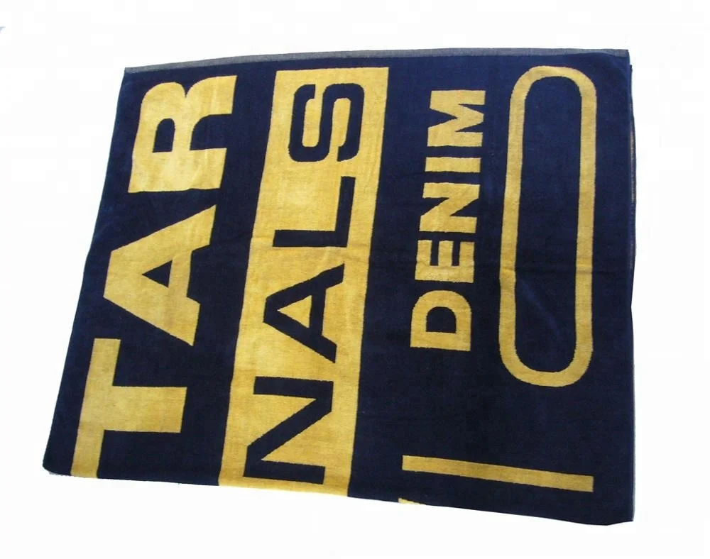 Popular Luxury Weighted Velour Personalised beach towel for bath,beach