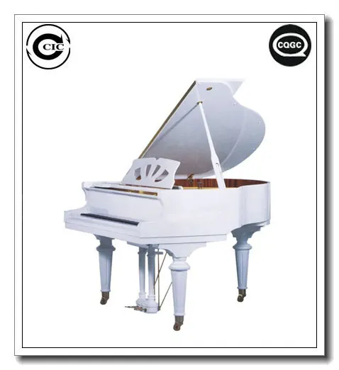 Wholesale 88 Keys White Polish Acoustic Three-legs Mini Grand Piano for Sale China Piano Factory