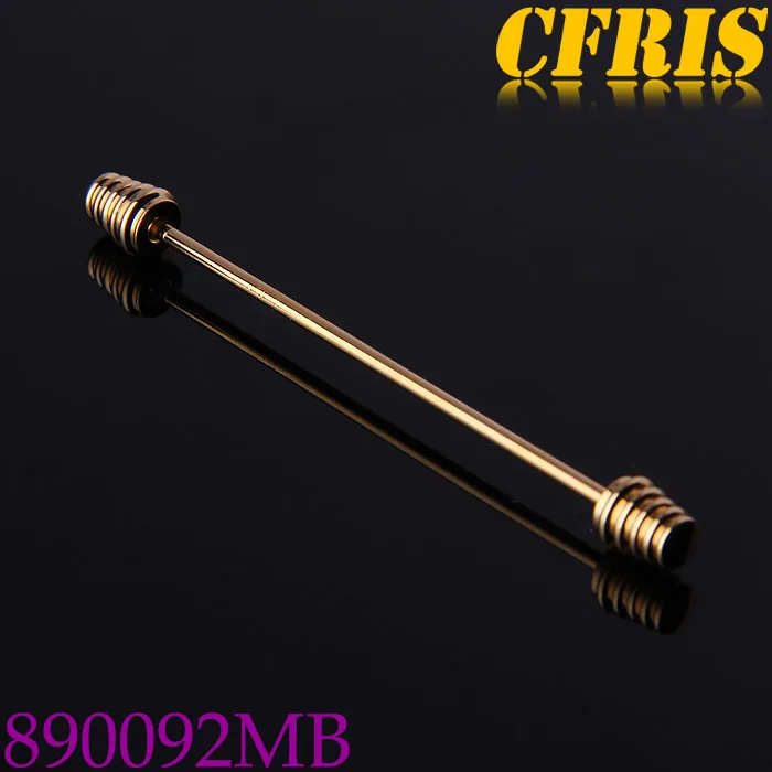 
Custom mens silver collar bar 