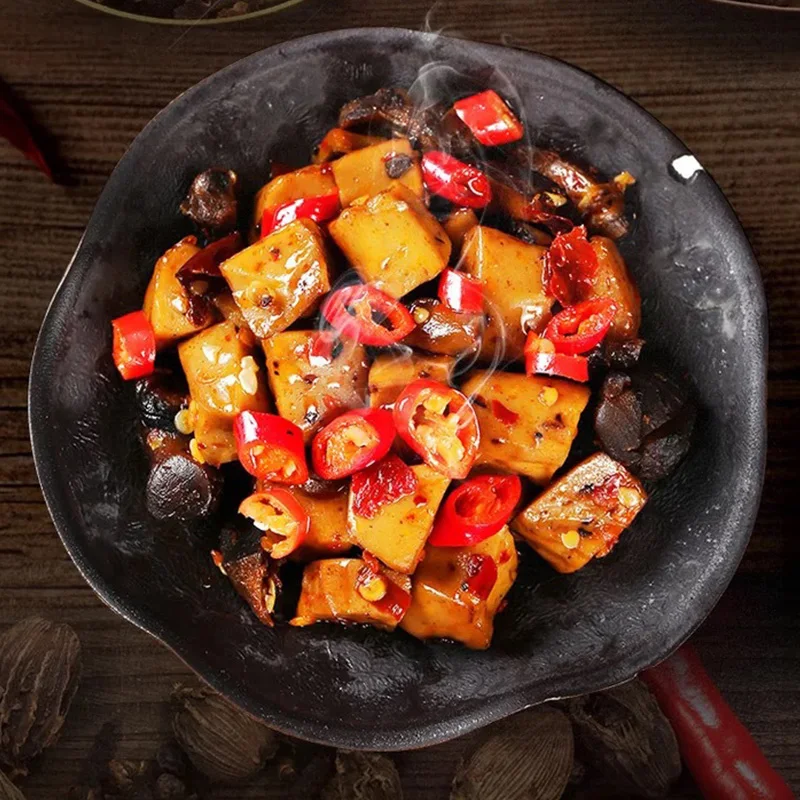 
1000g soya pratein plant Spicy Dried Tofu Food Snack Chinese Flavor 