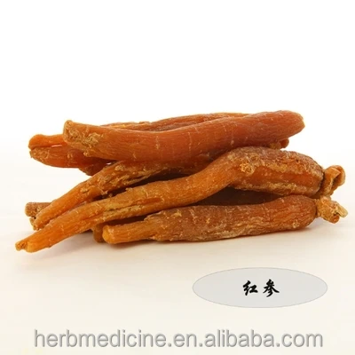 
GMP factory customized label red ginseng roots sticks segments GAP standard designated logo 