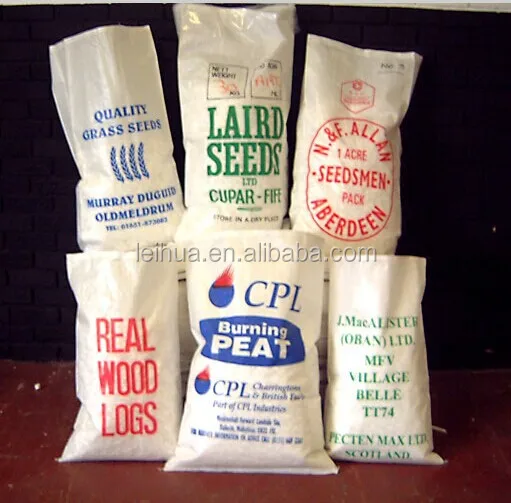 20kg 25kg 50kg PP woven wheat maize flour packaging bags flour bag