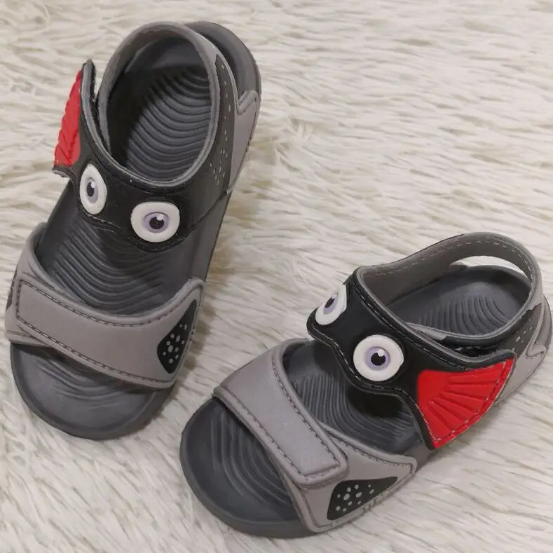 Китайские сандалии оптом, детские летние сандалии для мальчиков, забавные сандалии EVA на платформе, размер 24-29 #