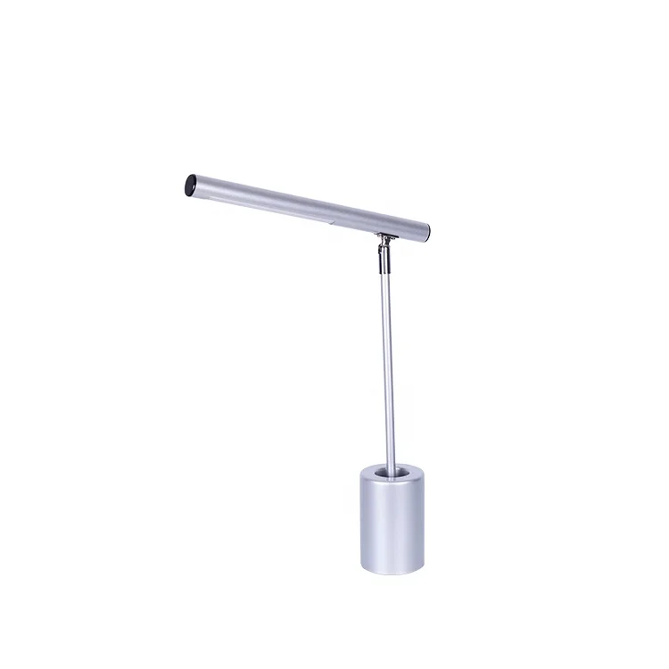 Modern design portable multi function metal plastic touch reading led desk table lamp with pen holder