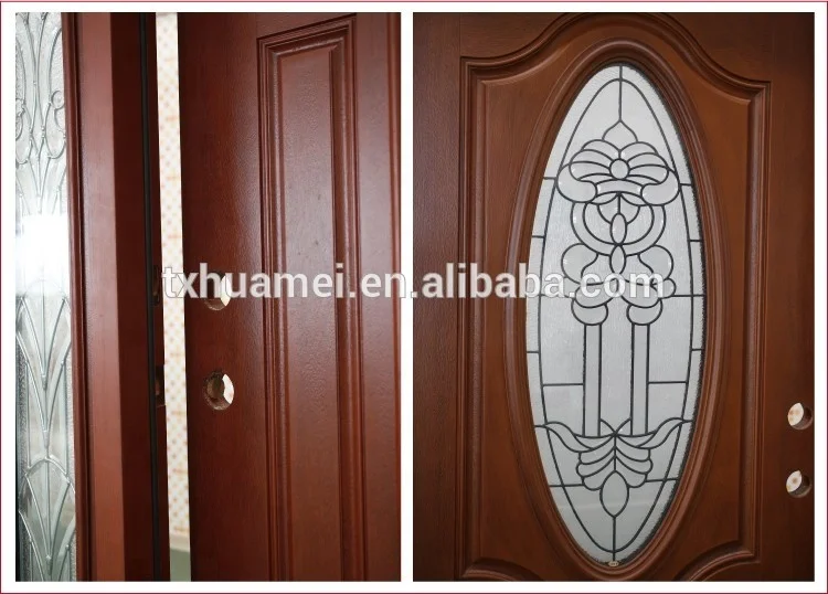 
FRP SMC three panels door exterior & door fiberglass composite double door 
