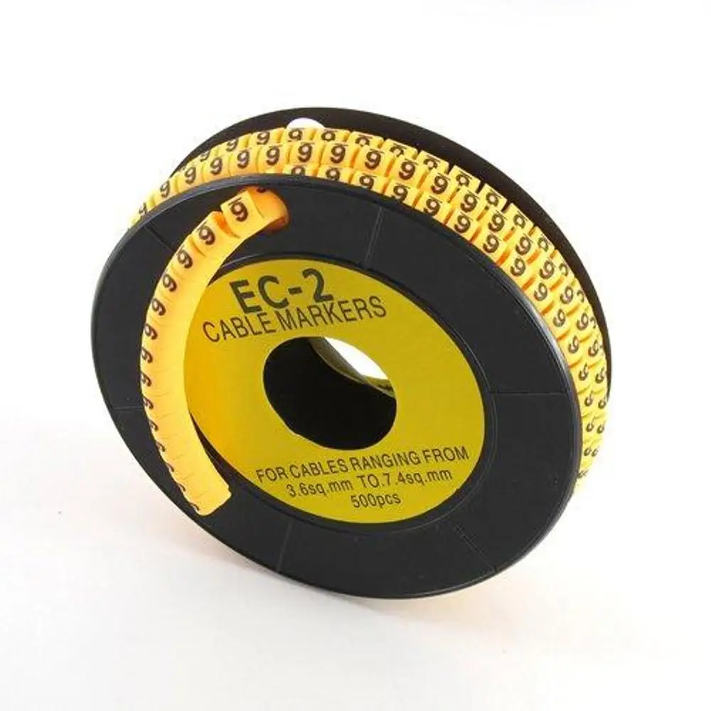 Heat resistant custom logo numbered marker cable ties tag