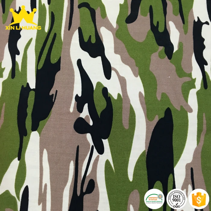 
Wholesale High Quality Various Style 100% Cotton Camo Printed Poplin Fabric 