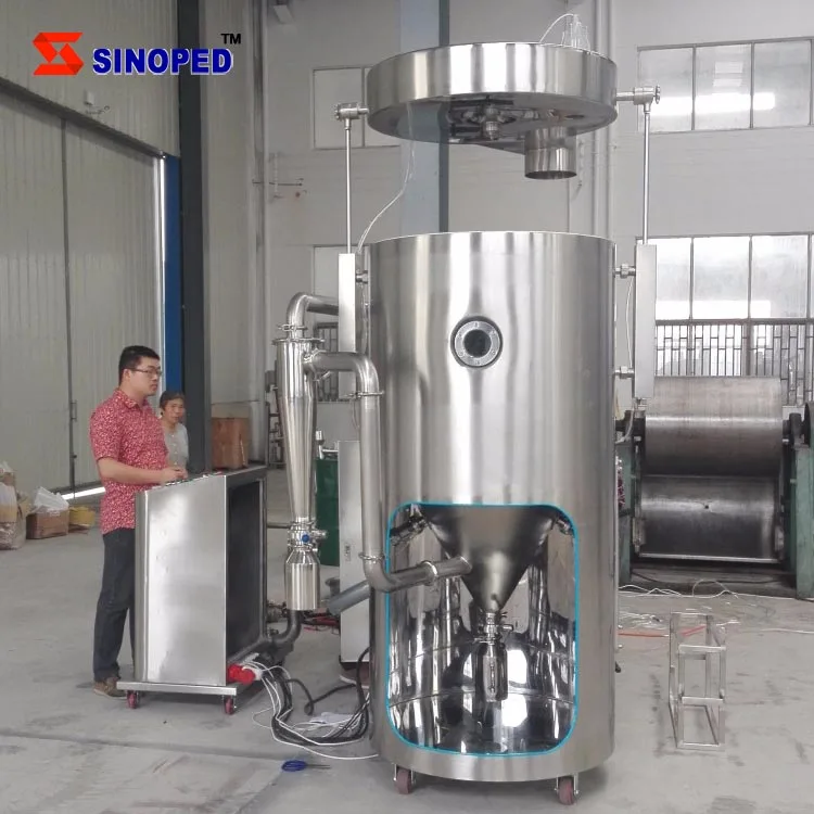High Speed algae industrial centrifugal spray dryer with PLC control system for milk powder