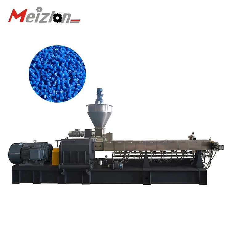 twin screw plastic masterbatch compounding extruder machine