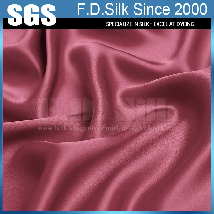 
2019 brand new plain china silk fabric wholesale by hellosilk 