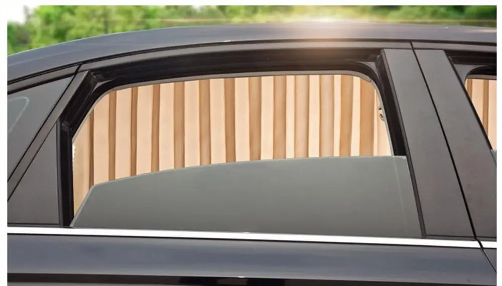 2020 Wholesale  custom 2019 new car sunshade  magnet car window curtain