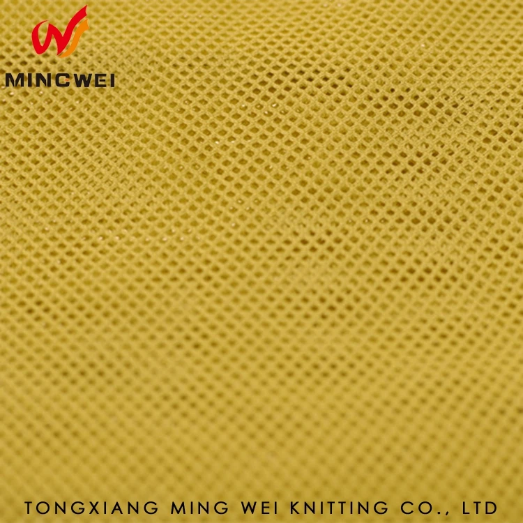 High Quality Anti Uv Solid Swimsuit Polyester Dresses Air Flow Sequin See Through Mesh Fabric