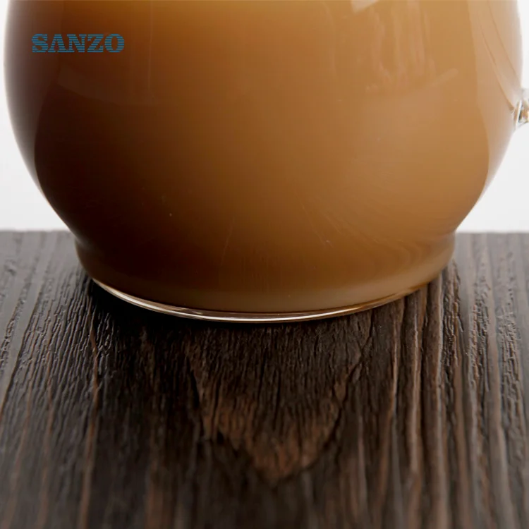 E02CC0004 Sanzo Термостойкое боросиликатное стекло ручной работы прозрачная стеклянная чашка для кофе с двойными стенками чайная чашка кофейная чашка 350 мл