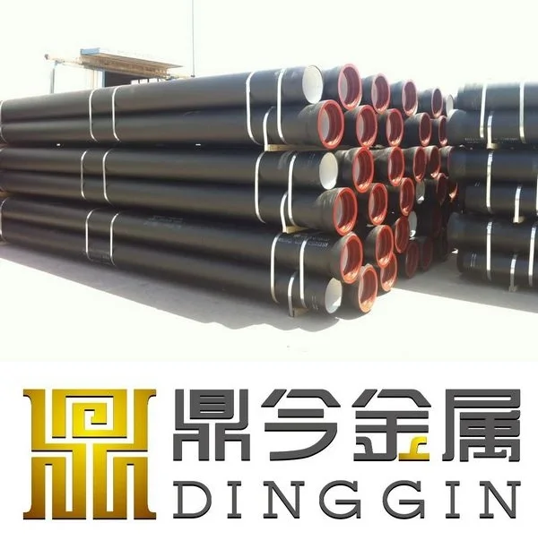 En545/iso2531 zinc coat water pressure test cement lined ductile iron pipe price list