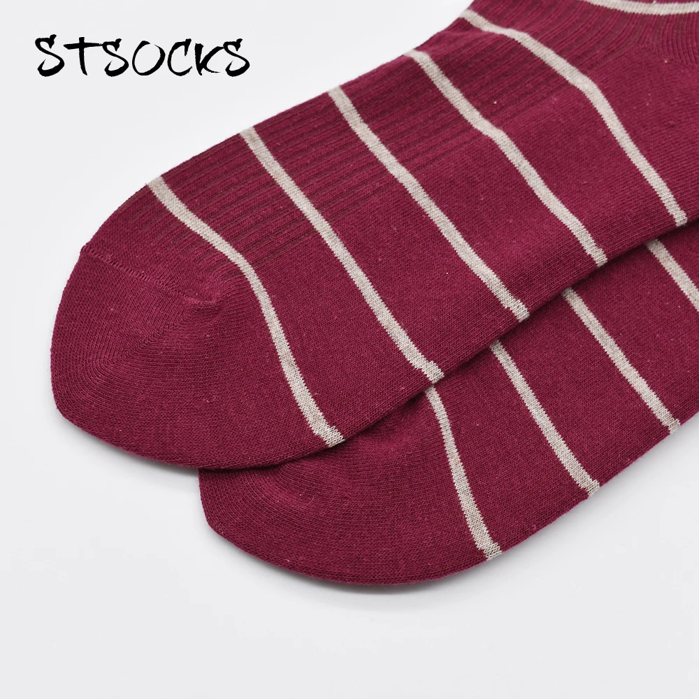 Fashion Comfortable Cute Hot Teen Girls Tube Socks With Stripes For Young Women