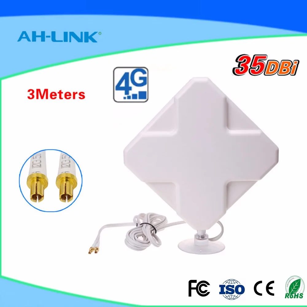Белый 35DBI широкополосный Антенный Усилитель сигнала TS9 для 3 г 4 LTE