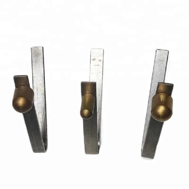  Wholesale flat coil spring with nickel plated button