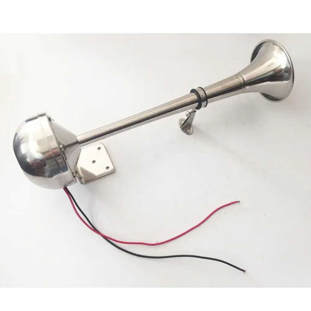 Steel Single Trumpet Electric Horn for Marine And Boat Stainless