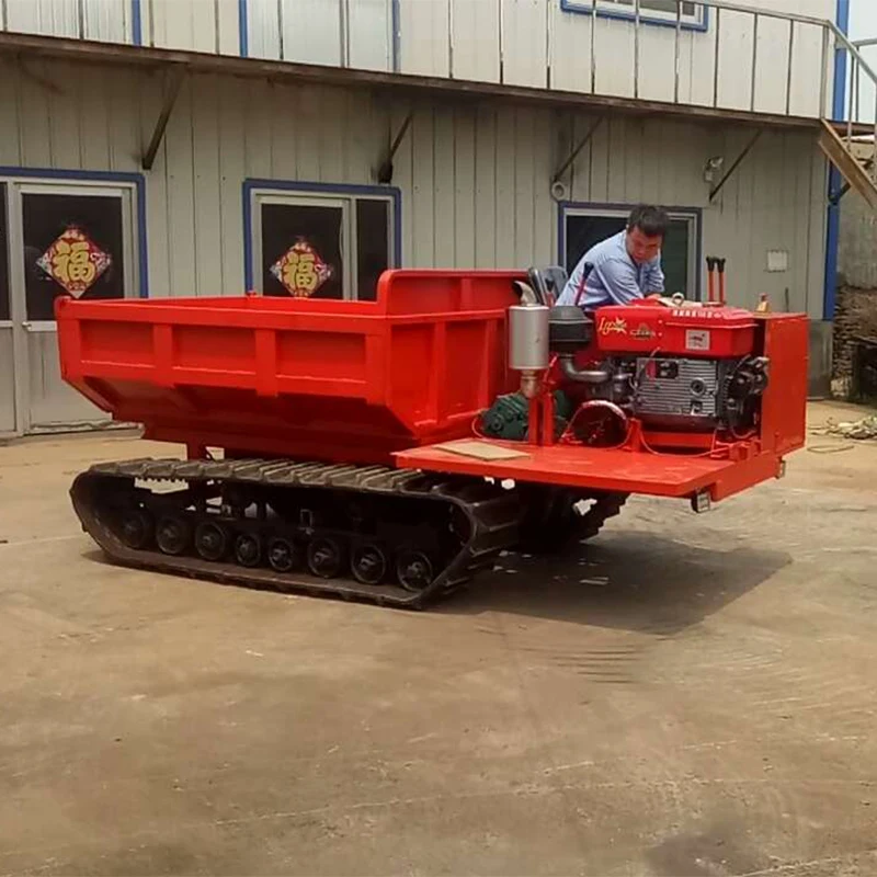 Hot sale diesel small concrete dumper with rubber crawler