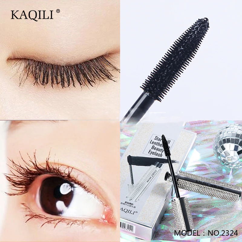 Starry gem tube  long lasting mascara quick dry curling  eyelash cream  make up waterproof  mascara