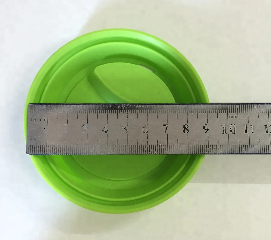 Wholesale Eco Friendly Drinking Tea Silicone Coffee Cup Lids Outer Dia 9.5cm Cup Mug Cover Lid