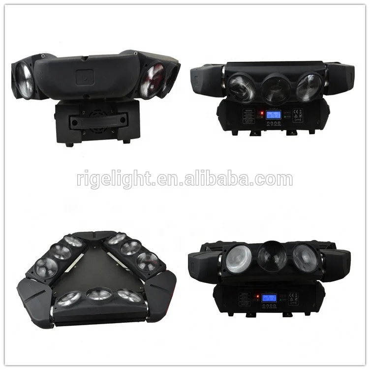 9*12W Rotation Beam Moving Head disco KTV led spider  stage lighting