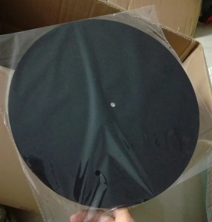 900g 5mm thick polyester felt slip mat for turntable lp player