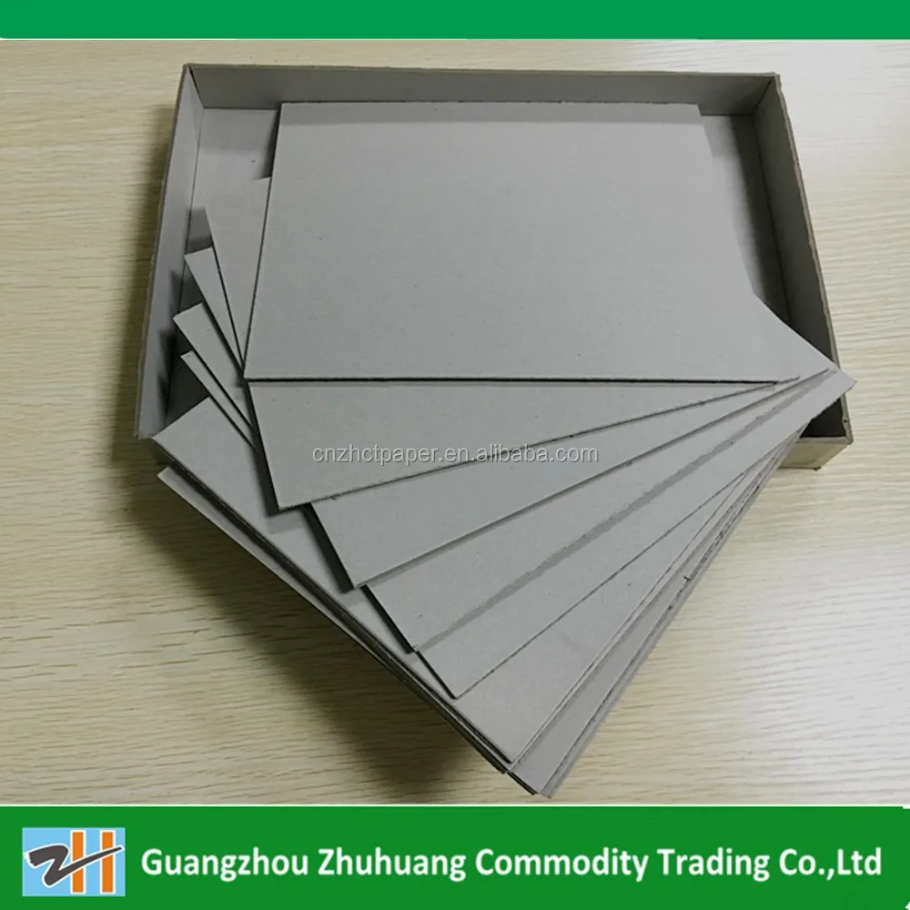 High Quality Laminated Grey Chipboard 700gsm - 1800gsm