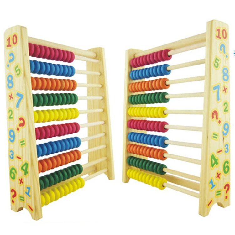 
hot-selling Arithmetic beads abacus for kids wooden bead abacus 