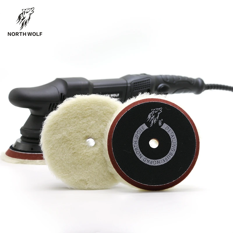 
Aggressive wool hard backing 5 inch car care japan polishing pad buffing pad wool 