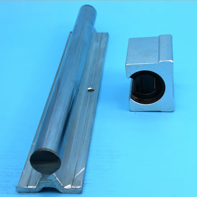 Round Linear Guide Support Rail SBR10 and Linear Bearing SBR10UU