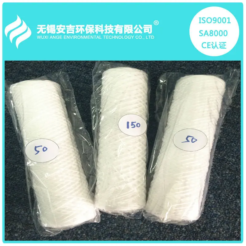 Фильтр Поставщик 40 Дюймов 5 Микрон ПП Нитей Химических Фильтр-Картридж