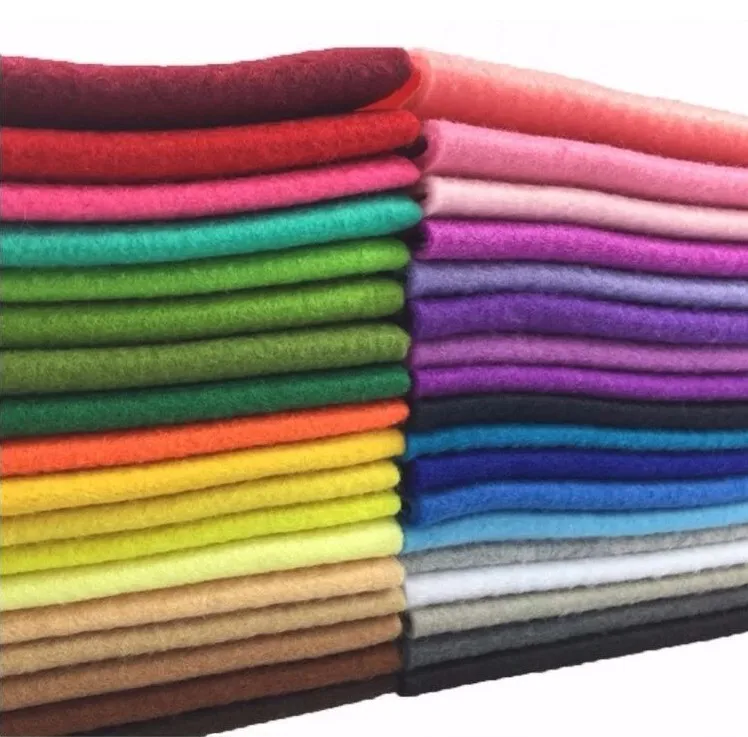 color blended wool felt
