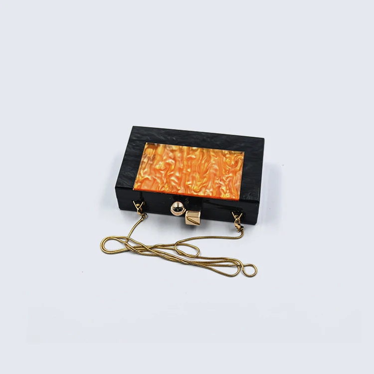 2019 New Multi Color Pearl Light Color Perfume bottle design Acrylic Evening Bag Sac A Main Femme Acrylic Clutch