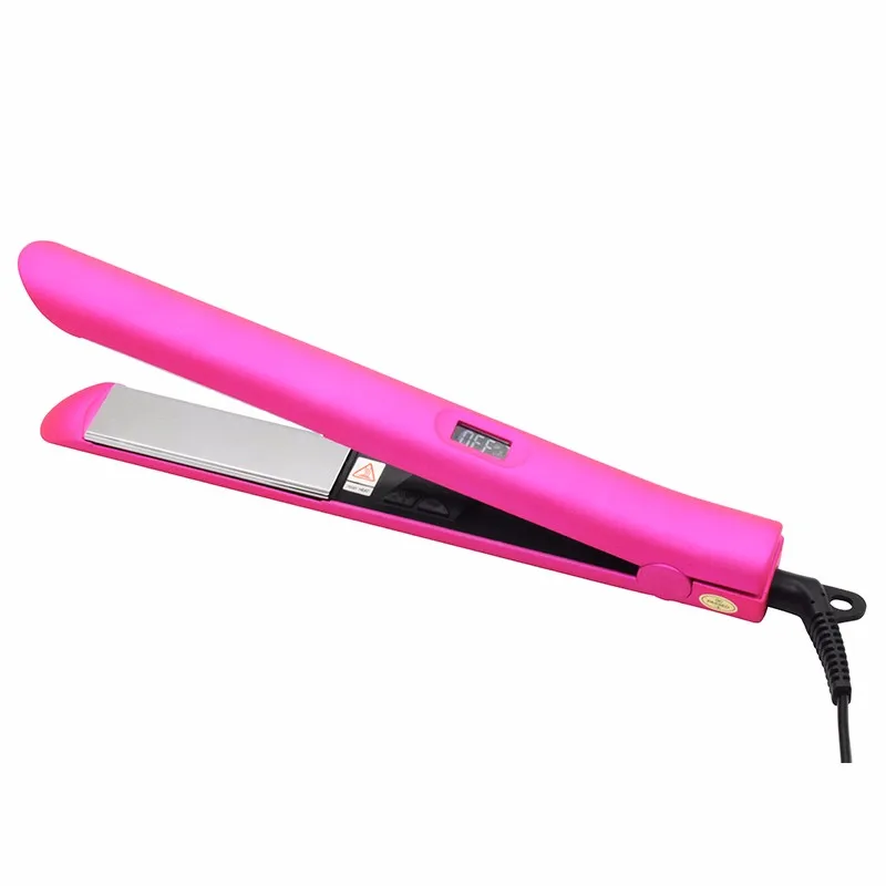 Titanium with tourmaline infused Fastest heat-up and recovery hair straightener curler